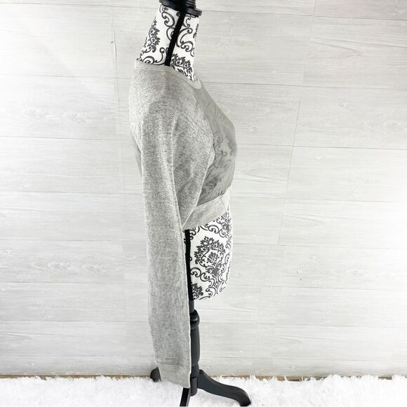 Alexander Wang Spring Ready To Wear 2010 Runway Sheer Cropped Sweatshirt - Picture 4 of 7